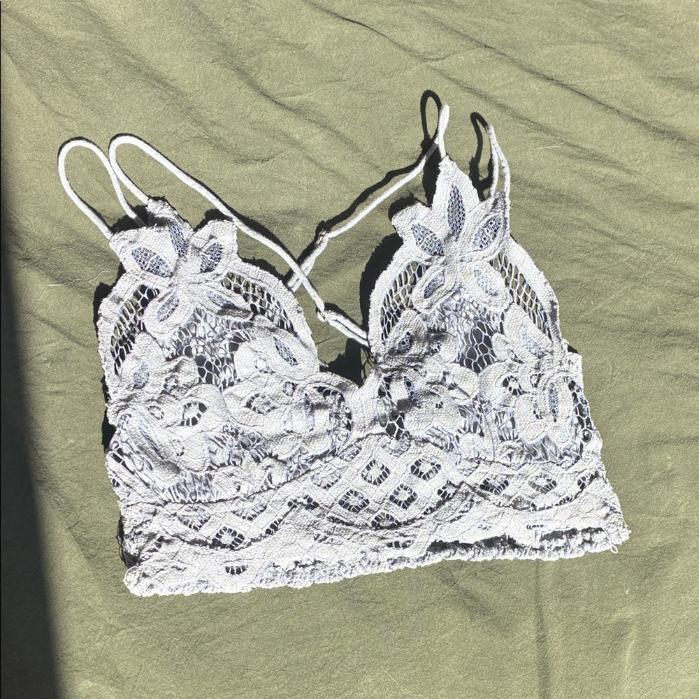 Free People Lavender Lace Bralette